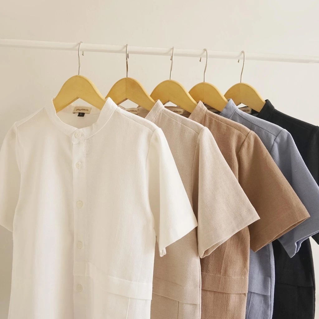Baju Lebaran Kurta Koko Anak Laki Laki 1 Sampai 7 Tahun Linen Premium