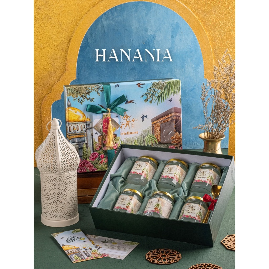 

HANANIA- Hampers Ramadhan/ Parcel Lebaran/ Gift Ramadhan/ Set Kado Lebaran / Hampers sarang burung wallet
