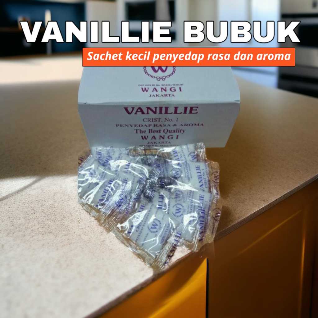 

[2gr] Vanili Bubuk / Vanillie w Sachet / Vanilli Penyedap Rasa Kue Bolu