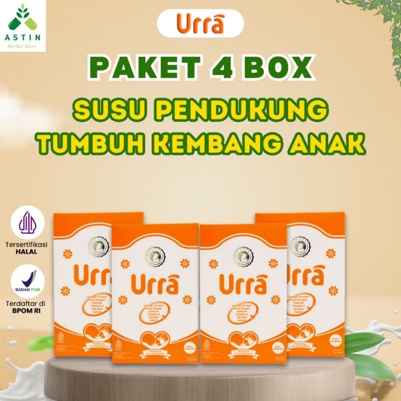 

PAKET 4 BOX - URRA Susu Kambing Saanen Premium