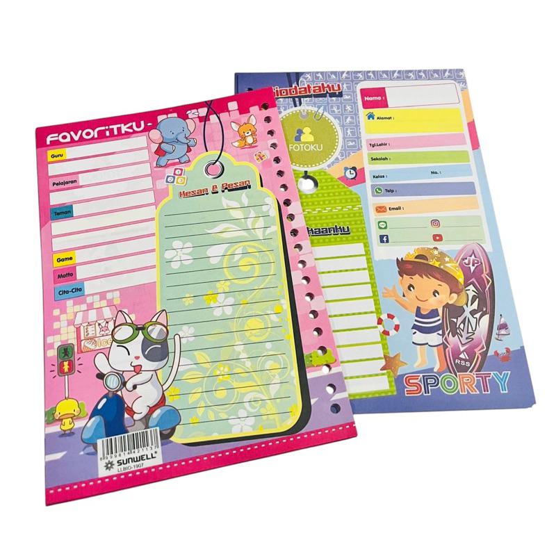 

LOOSE LEAF A5 BIODATA 20 LEMBAR