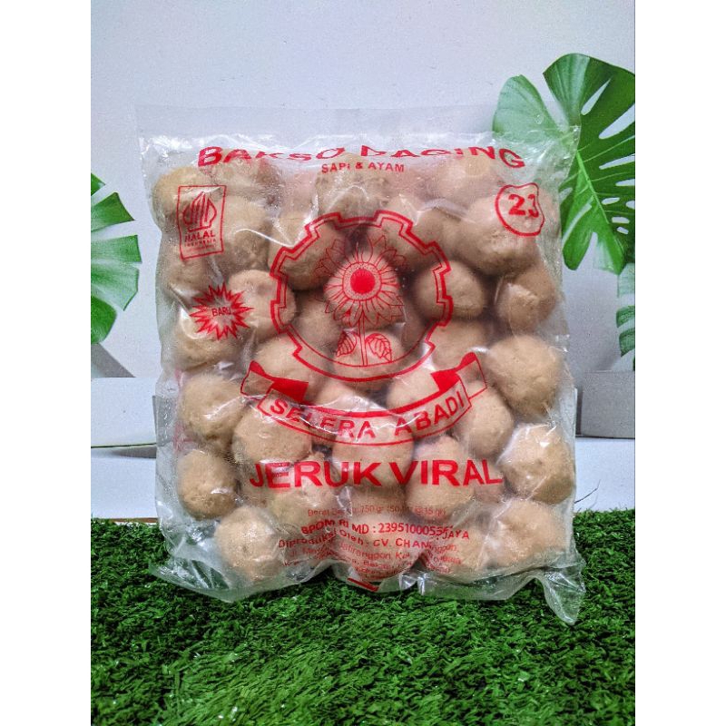 

Bakso jeruk viral isi 50 butir