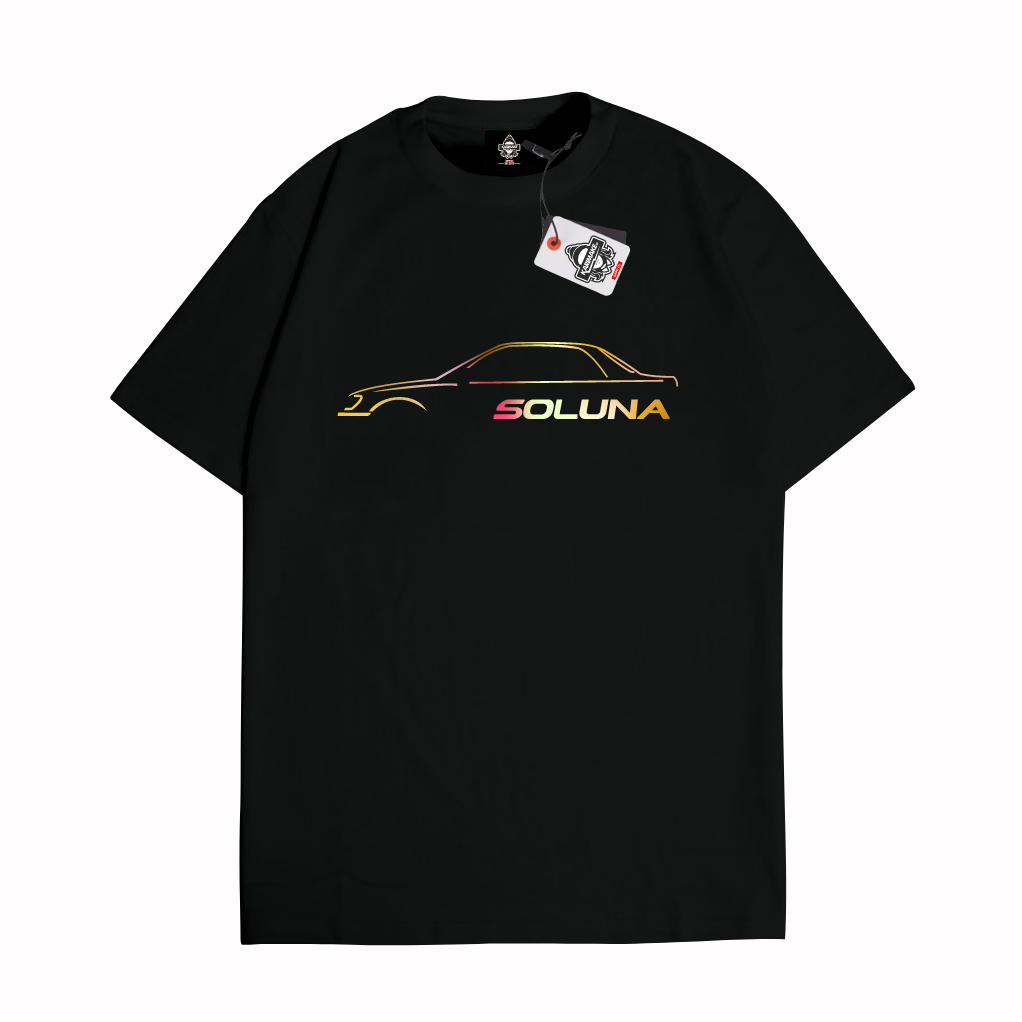 KARIMAKE Kaos Baju T Shirt Distro Unisex Gambar Mobil TOYOTA SOLUNA Side Hologram