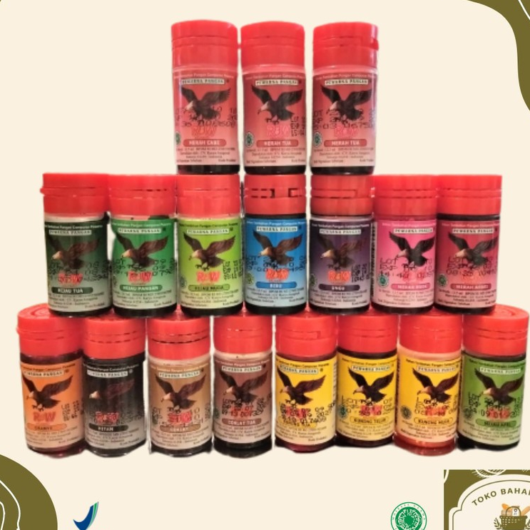 

PEWARNA MAKANAN RW KEMASAN 12.5 ML