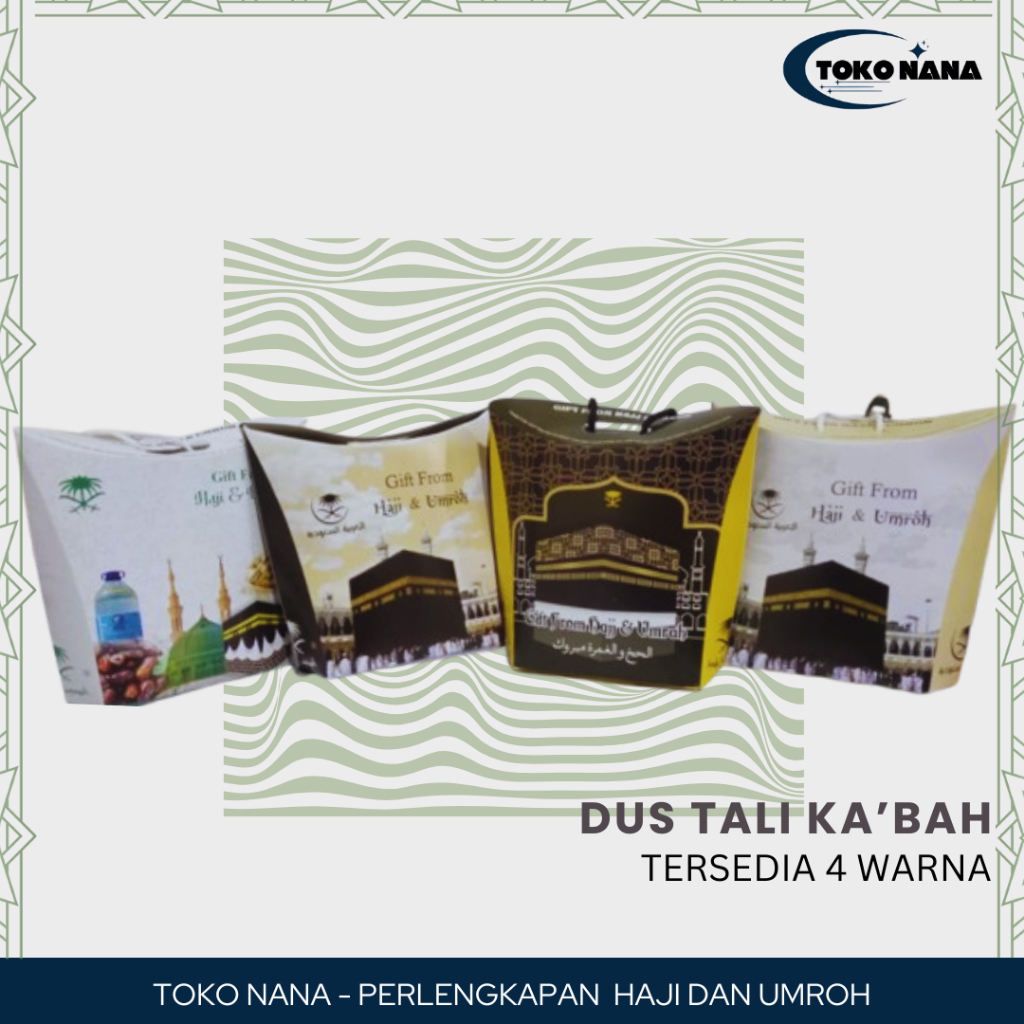 

DUS TALI DESIGN KA'BAH DENGAN BERBAGAI VARIAN WARNA ISI 25PCS (1PACK=25PCS)