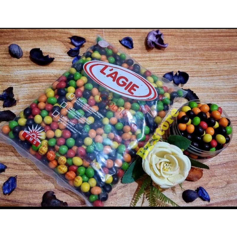 

coklat lagi'e febby warna warni chacha kacang tanah 1kg