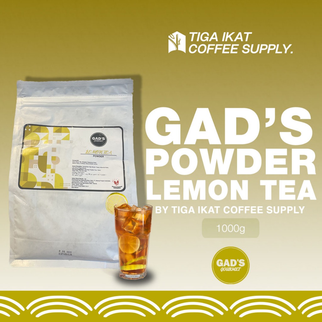 

Gads Powder Lemon Tea - Powder Drink - Minuman Bubuk 1 Kg