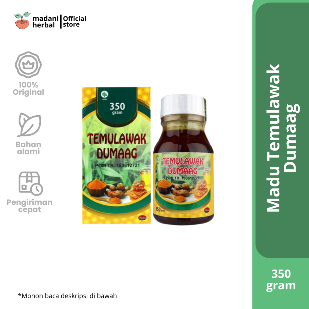 

Madu Temulawak Dumaag - Obat Maag Gerd Asam Lambung 350Gr