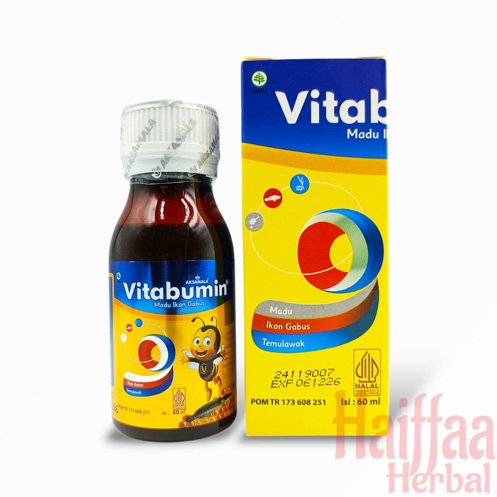 VITABUMIN 60ml Madu Multivitamin Suplemen Anak Ekstrak Ikan Gabus Asli Original PROMO TERMURAH