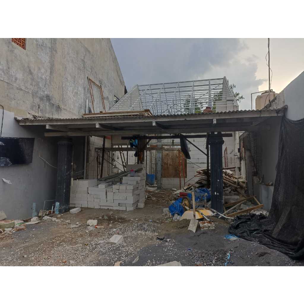 Renov atap rumah kayu ke galvalum