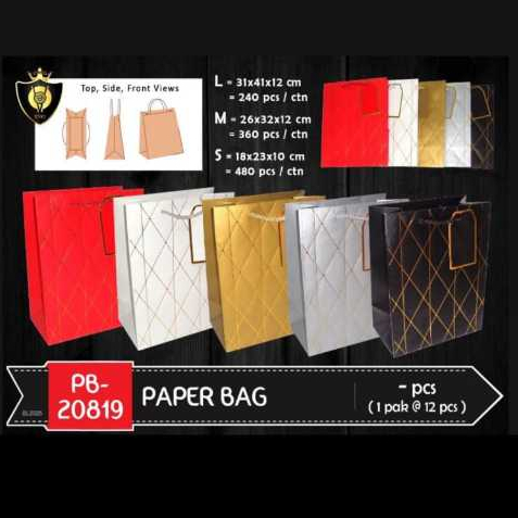 

Paperbag Tas Kertas MEDIUM/Paperbag Murah/ Tas Souvenir KODE 20819 M