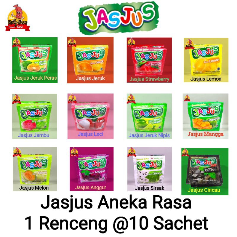 

Jasjus Aneka Rasa Rentengan isi 10