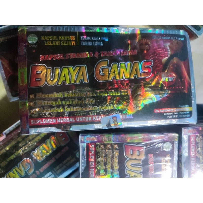 kapsul Tangkur ganas/Buaya Ganas original isi 15 sachet