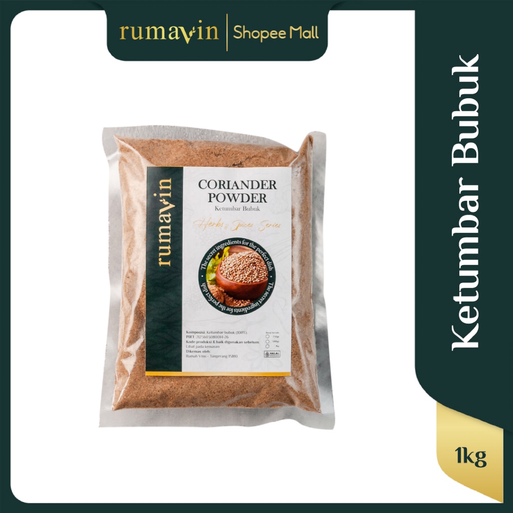 

Rumavin - Premium Rempah Coriander Powder / Ketumbar Bubuk