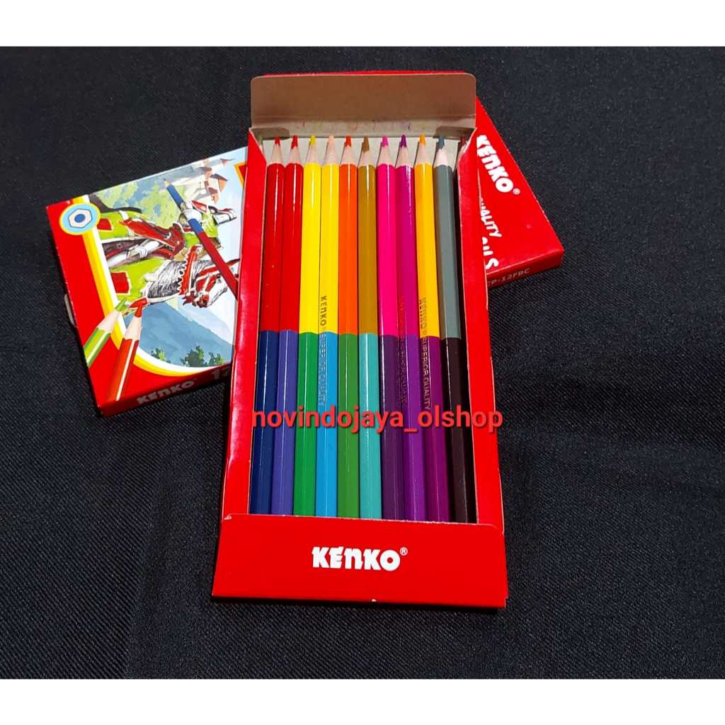 

PENSI L WARNA KENKO BI COLOR 12 /24 WARNA CP-12FBC TERMURAH ECER 1PCS