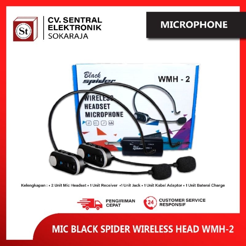 Mic Blackspider Wireles Head WHM2