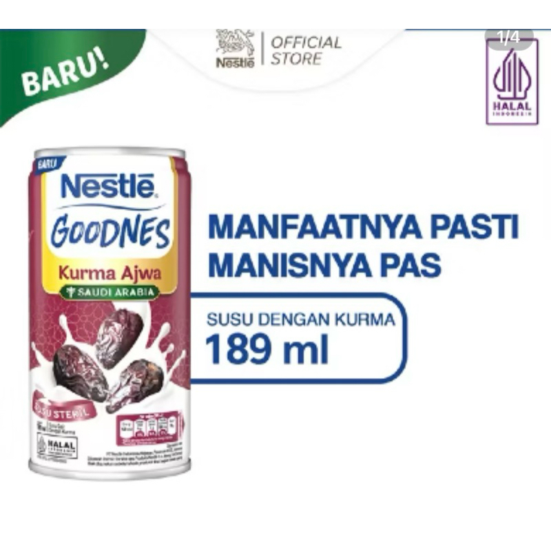 

Susu Steril Nestle GoodNes Kurma Azwa Dan Habbatussauda