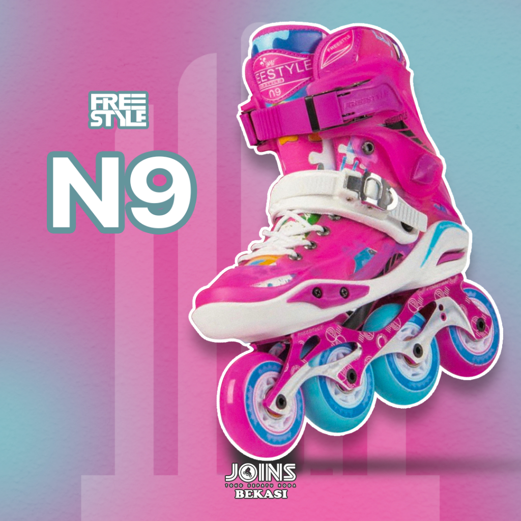 Sepatu Roda Anak Inline Skate Anak Freestyle N9 Pink