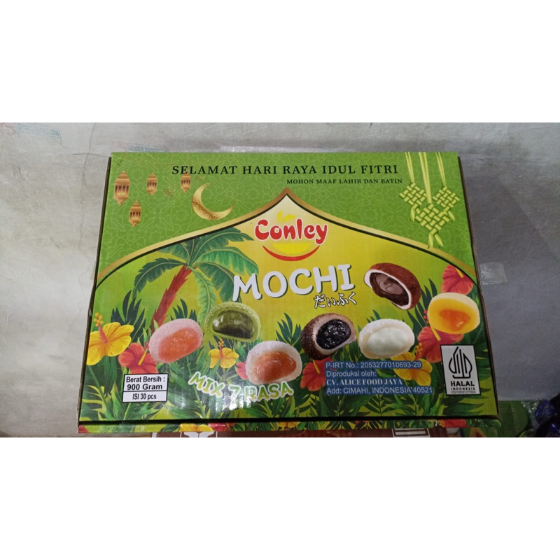 

hampers mochi Conley isi 30 pcs dapat 7 varian rasa