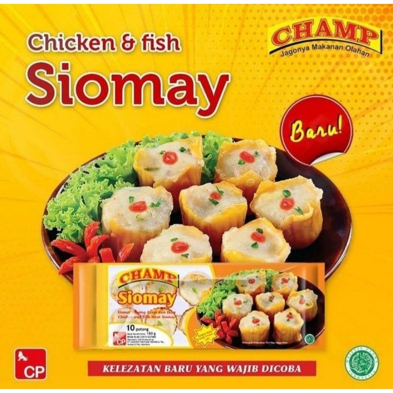 

Champ Chicken and Fish Siomay Ayam dan Udang