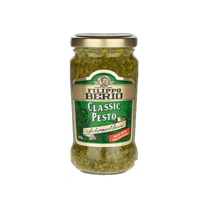 

Filippo Berio Classic Pesto 190gr - Saus Pasta Spagheti Pesto Basil