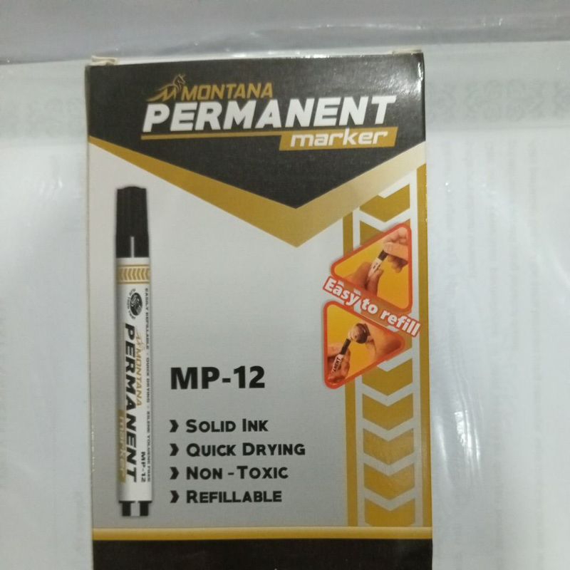

Spidol permanen MONTANA MP-12 / pak