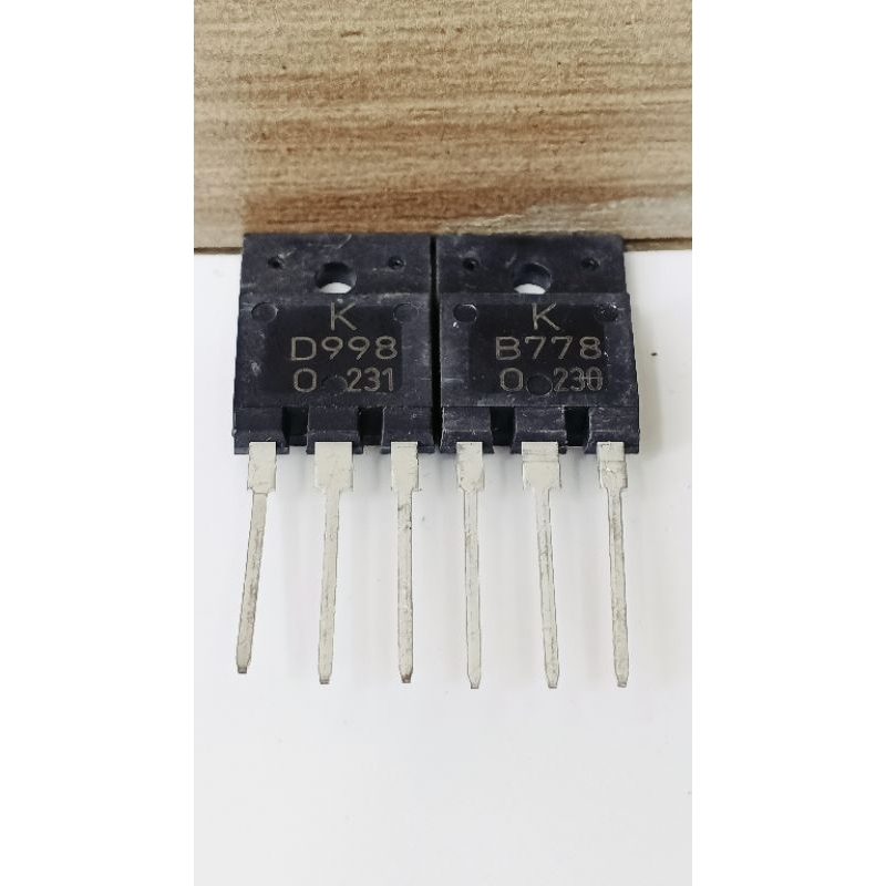 TRANSISTOR TR B778 D998 1PASANG ORIGINAL KEC