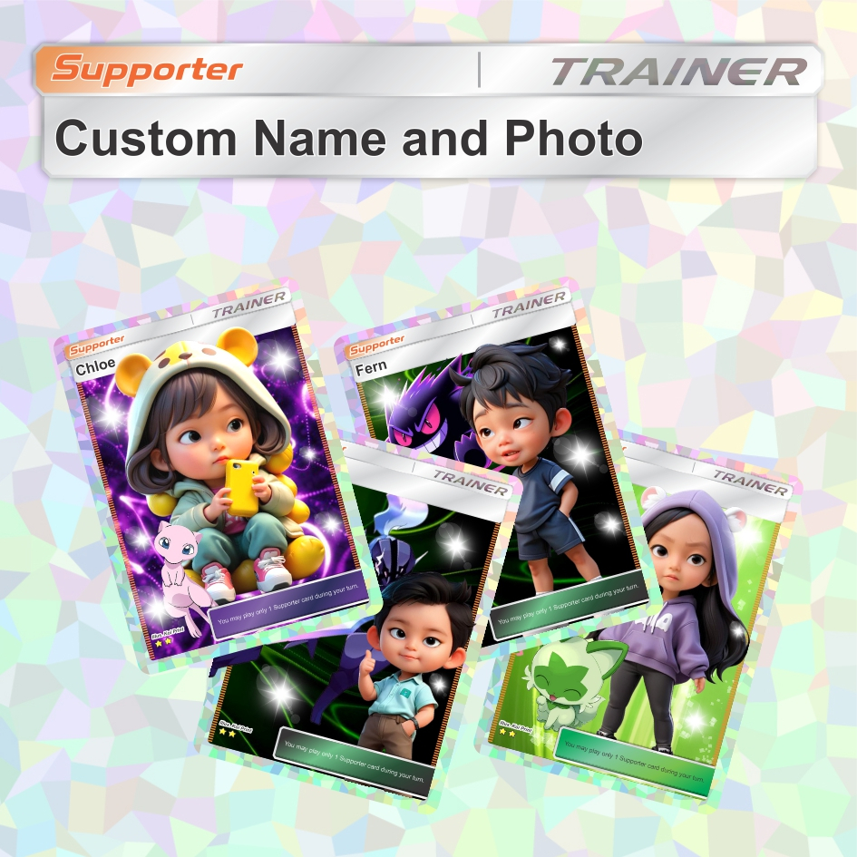 Pokemon trainer card custom