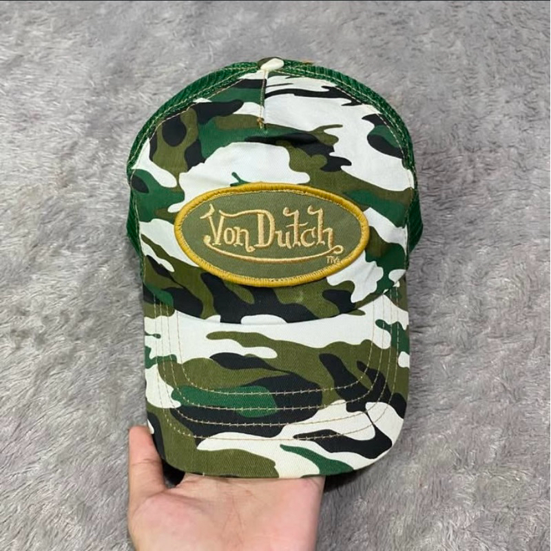 TOPI TRUCKER VONDUTCH LORENG ORIGINAL 100%