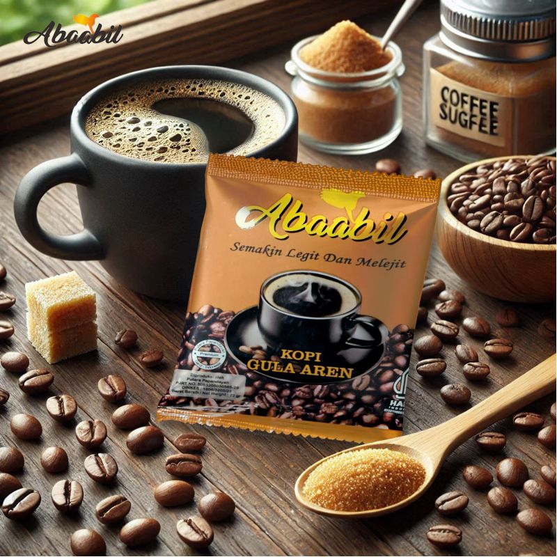 

Kopi Ababil plus gula aren 1 renceng