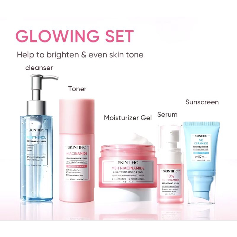 Glowing set Skintific