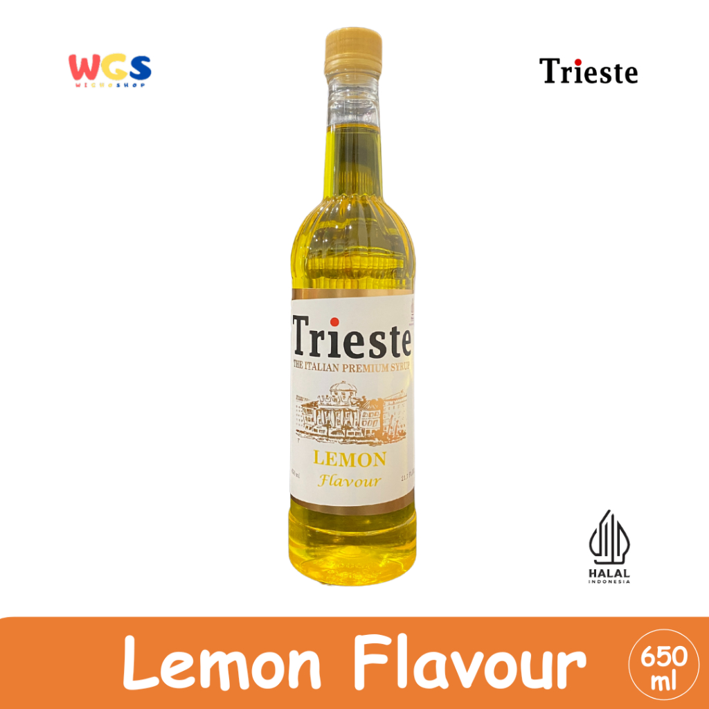 

Trieste Lemon Flavour Premium Syrup 650ml – Sirup Rasa Lemon untuk Minuman & Dessert