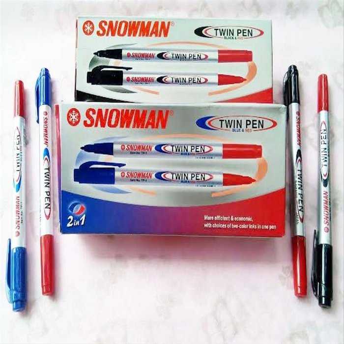 

Spidol Snowman Twin Pen 2 Warna / Twinpen 2 Warna