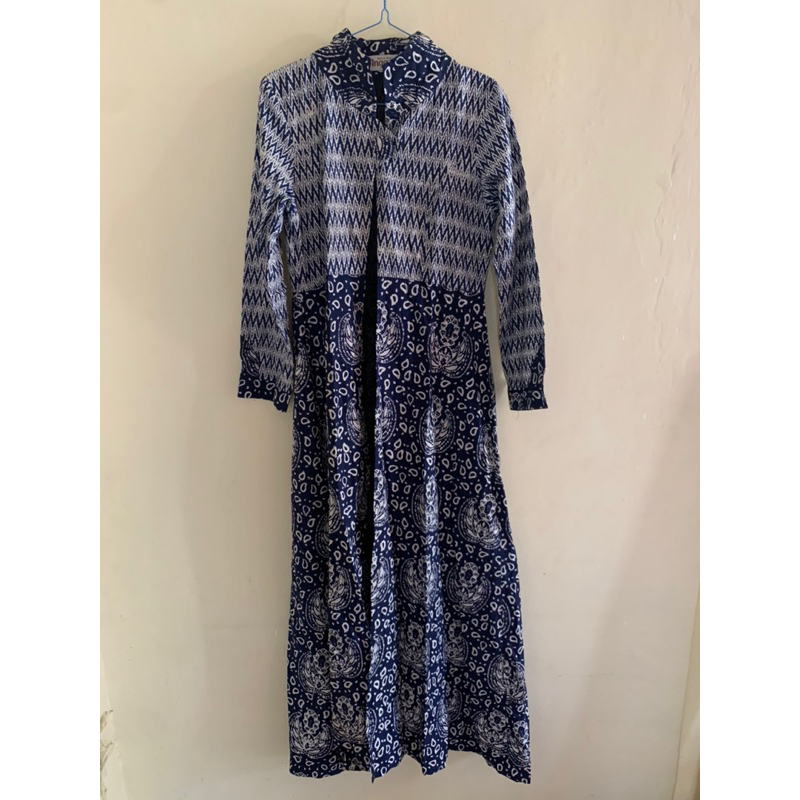 preloved outer dress batik anggun by paradise