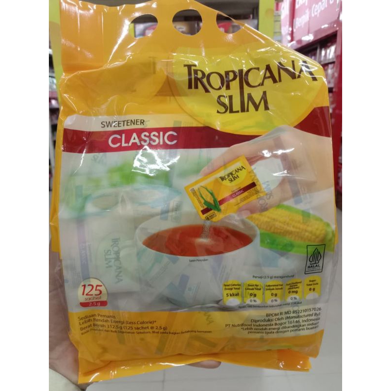 

Tropicana Slim Classic 125 sachet