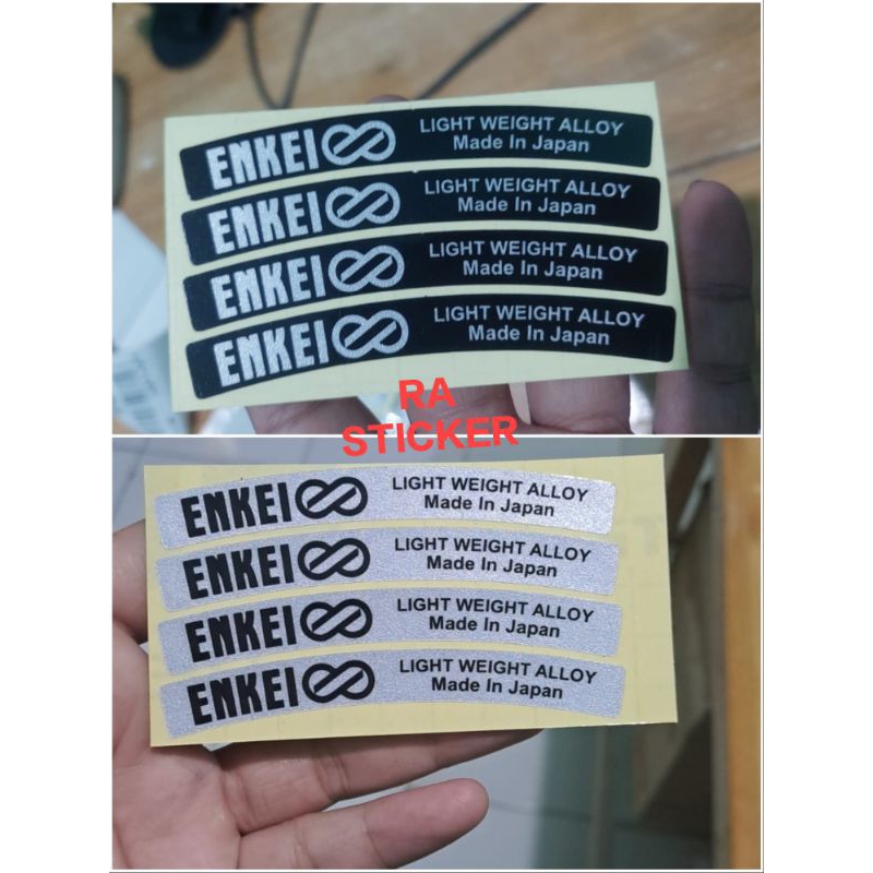 STICKER VELG ENKEI MADE IN JAPAN PRINTCUT