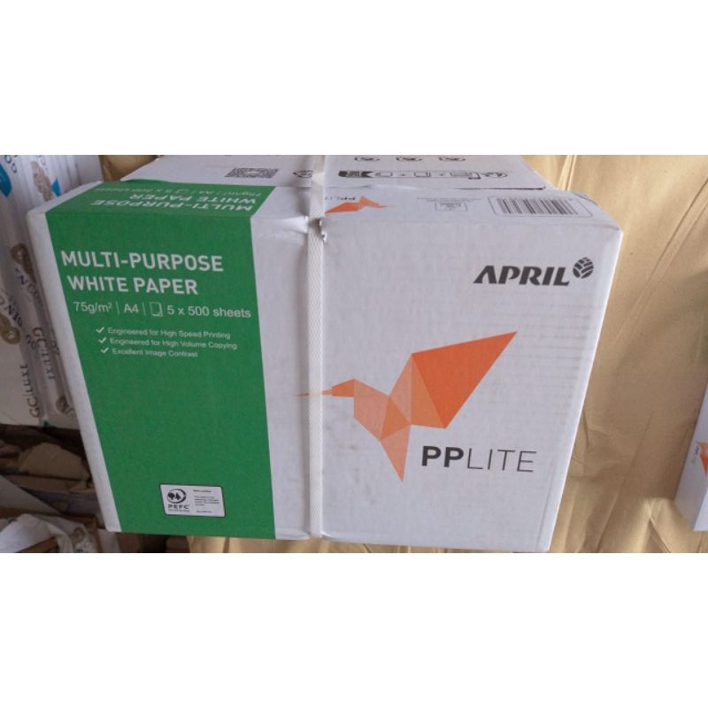 

Kertas HVS PP LITE A4 75gr 1box / 1dus isi 5rim