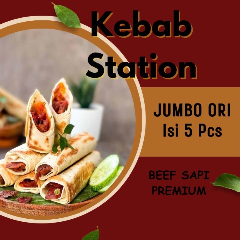 

KEBAB JUMBO BEEF SAPI ORIGINAL (1 BOX ISI 5 Pcs)