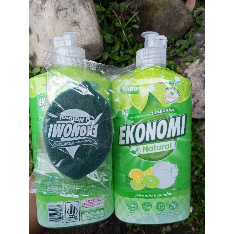 EKONOMI CUCI PIRING 650ML FREE SPON