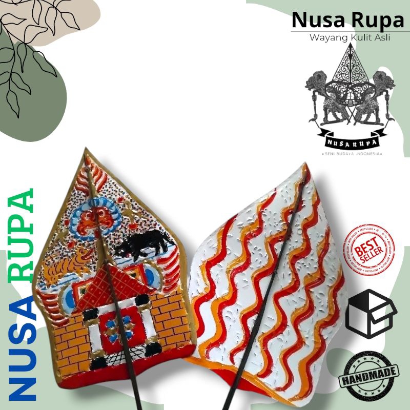 Gunungan kayon wayang Kulit Asli termurah tinggi +-45cm