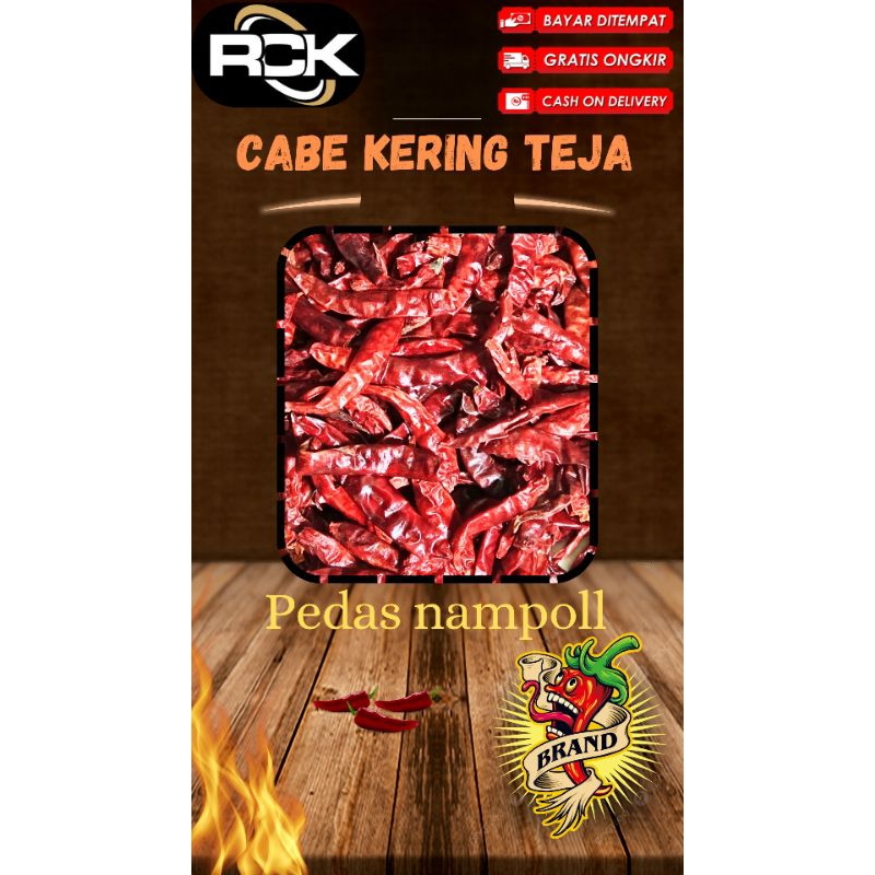 

PROMO√||| CABE KERING TEJA KEMASAN 250gr termurah