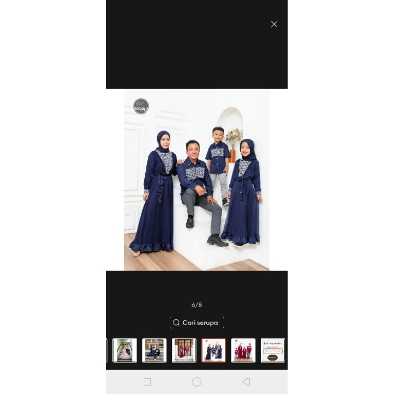 Favoushop BAJU BATIK COUPLE GAMIS KONDANGAN DRESS TUNANGAN
