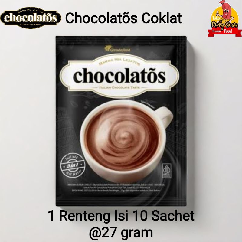 

Chocolatos Drink @27 gram (1 Renteng isi 10)