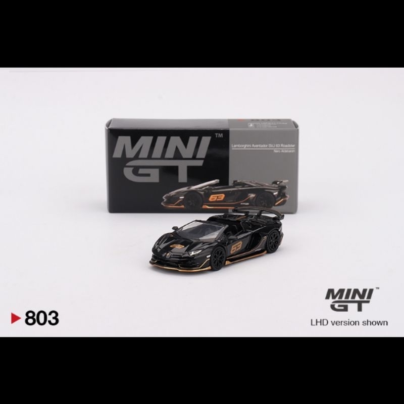 Minigt 1/64 diecast Lamborghini Aventador SVJ Roadster
