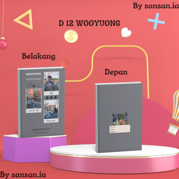 

[ Isi 8 Lembar ] SAMPUL BUKU CUSTOM NAMA AESTHETIC | SAMPUL BUKU KPOP ATEEZ
