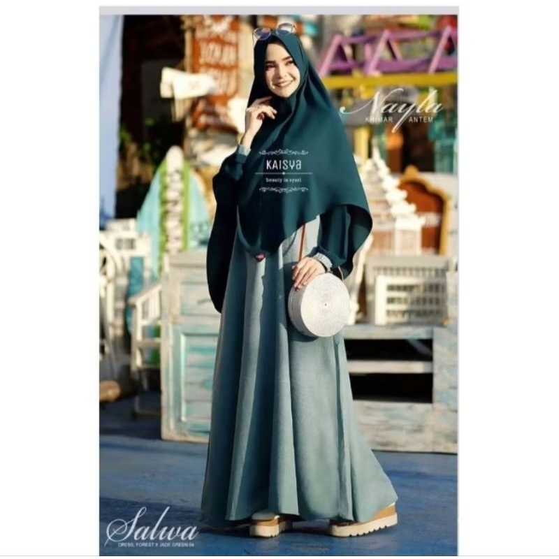 Preloved Gamis Kaisya Forest XL