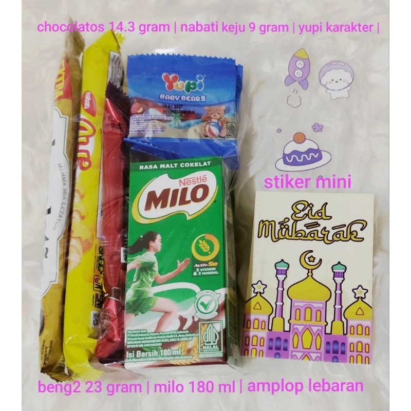 

Parcel / paket / bingkisan lebaran anak