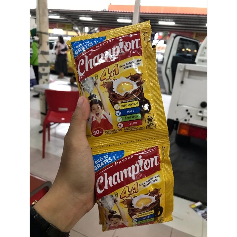 

Energen Champion Susu rasa Coklat @1Rtg