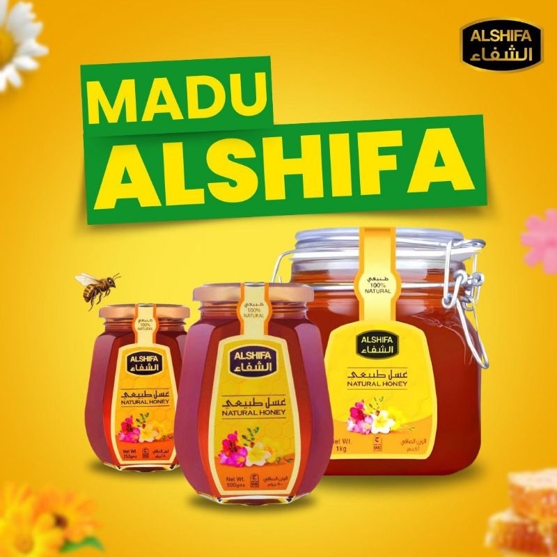 

Madu al shifa NATURAL HONEY 500gr madu asli yang langsung diimpor dari Saudi Arabia dan dijamin oleh Saudi Arabian Standards Organization (SASO)