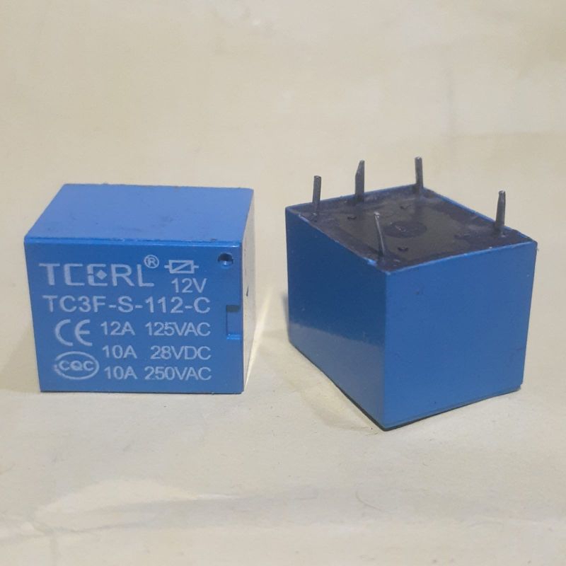 RELAY 12V 10A KAKI 5